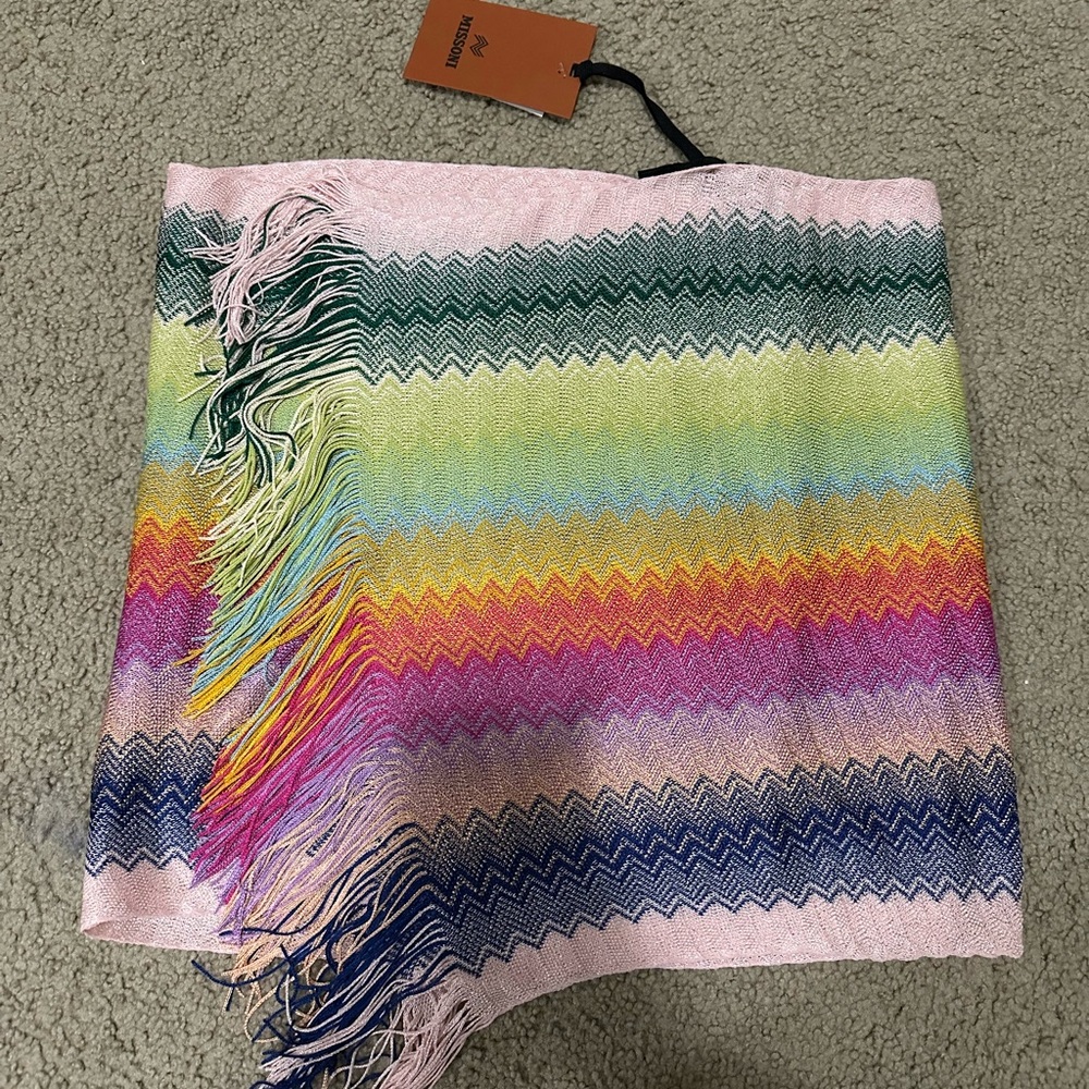 Missoni multicolour Fringed Scarf